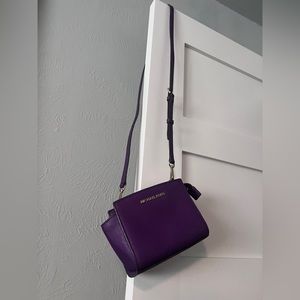 Purple Michael Kors purse
